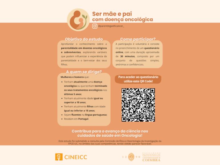 Estudo da FPCE-UC: Ser Mãe e Pai com Doença Oncológica