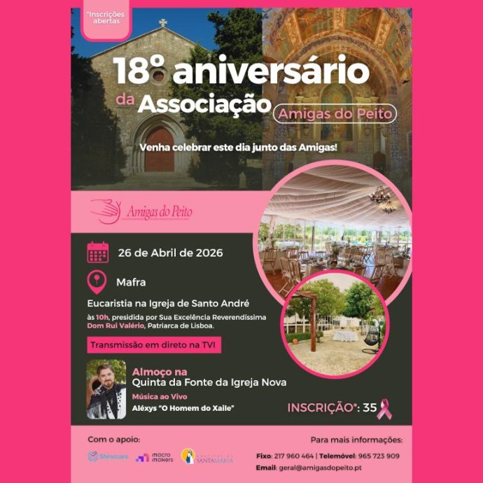 18º Aniversário da Associação Amigas do Peito